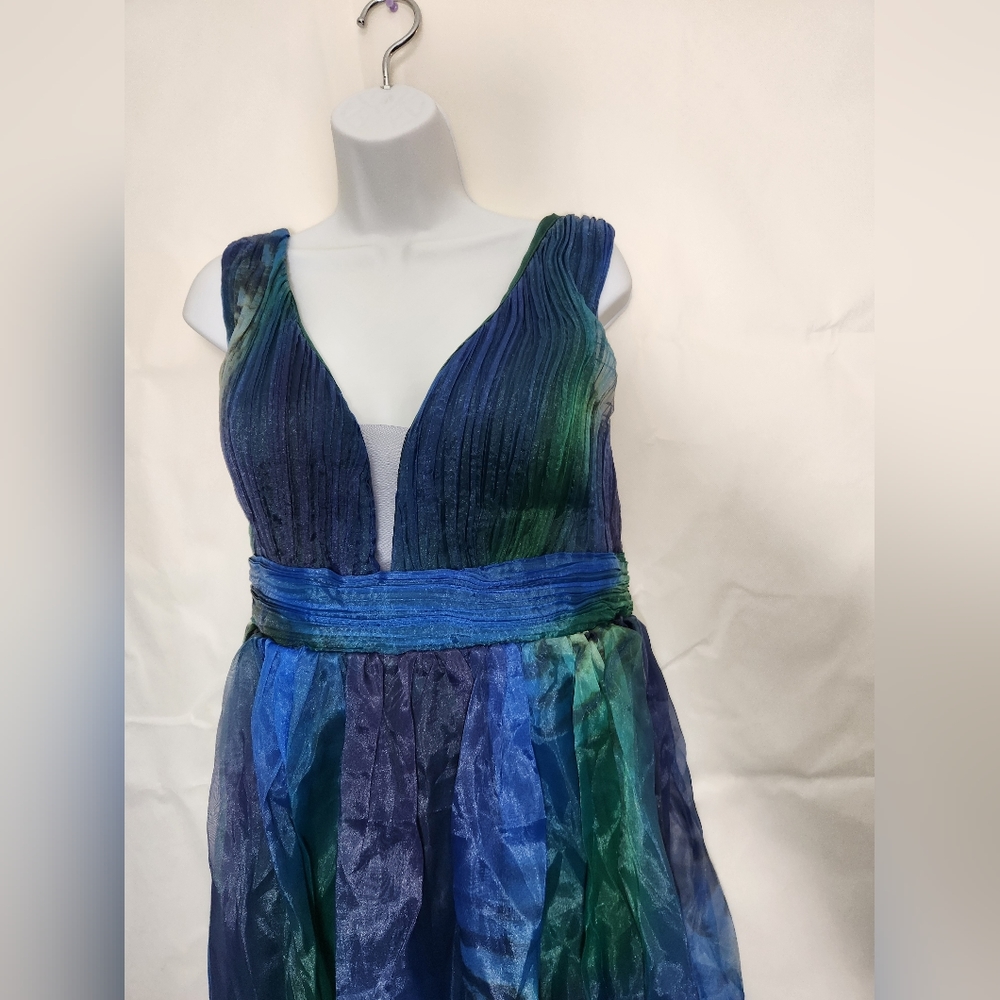 Mermaid Colored Prom Dress